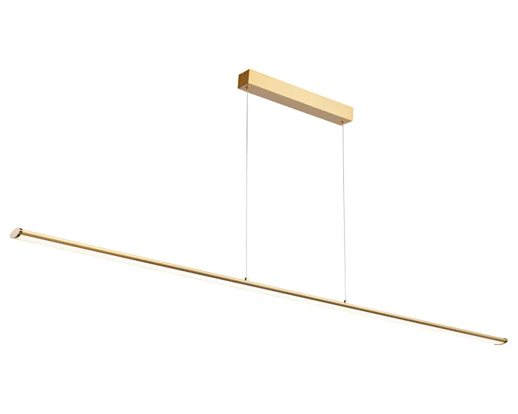 Retro Ceiling Lights Inspired by the 1950s and 1960s DesignRetro Ceiling Lights Inspired by the 1950s and 1960s DesignVista 1800mm Gold Linear Bar LED Pendant