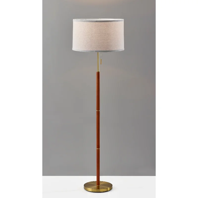 Walnut & Brass