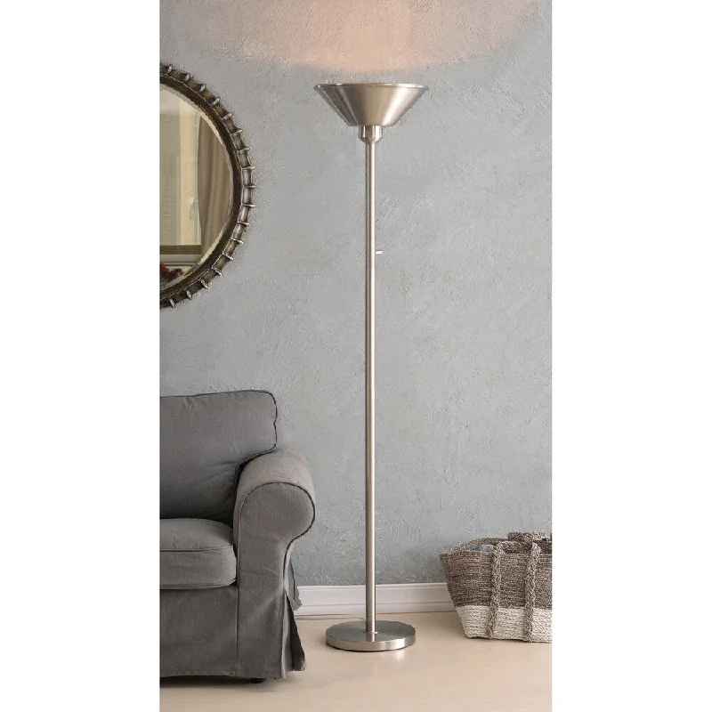 Adjustable Height Floor Lamp for Versatile Lighting NeedsAdjustable Height Floor Lamp for Versatile Lighting NeedsZane 72.13" Floor Lamp - Brushed Steel - 72" H x 15" Dia. Adjustable Height Floor Lamp for Versatile Lighting NeedsAdjustable Height Floor Lamp for Versatile Lighting NeedsZane 72.13" Floor Lamp - Brushed Steel - 72" H x 15" Dia.