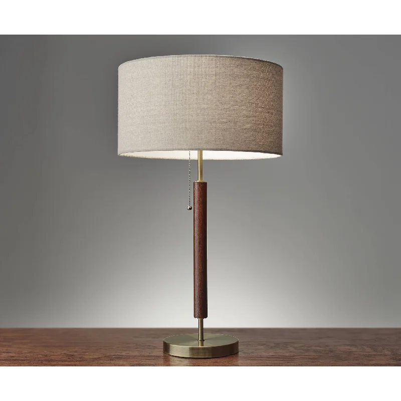 metal table lamps with a matte black finish for a sleek appearancemetal table lamps with a matte black finish for a sleek appearanceHamilton Collection Table Lamp