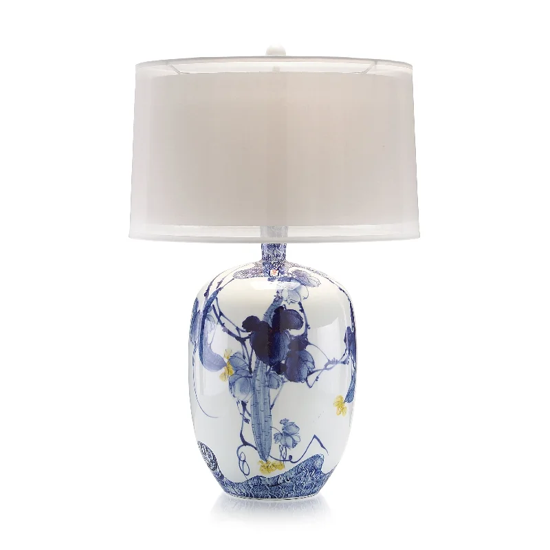 industrial style table lamps with exposed bulbs for loft apartmentsindustrial style table lamps with exposed bulbs for loft apartmentsBlue Asian Gardens Table Lamp