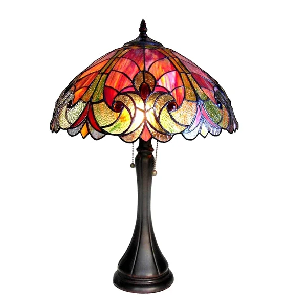 leather table lamps with a distressed texture for a rugged charmleather table lamps with a distressed texture for a rugged charmChloe Lighting CH16780VR16-TL2 Amor Tiffany-style 2 Light Victorian Table Lamp 16" Shade