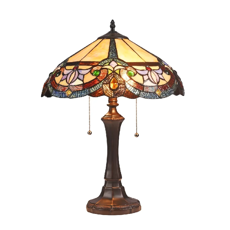 wooden table lamps with natural grain for a warm and organic feelwooden table lamps with natural grain for a warm and organic feelChloe Lighting CH3T152RV16-TL2 Caroline Victorian 2 Light Tiffany-Style Dark Bronze Table Lamp 16" Wide