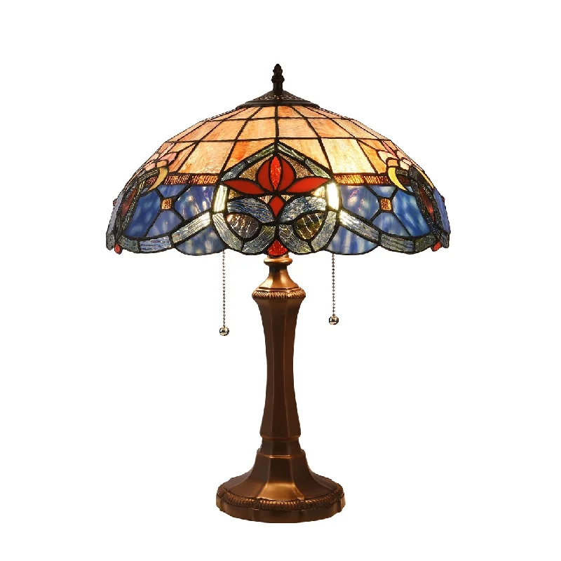 fabric table lamps with a linen shade for a relaxed and breathable lookfabric table lamps with a linen shade for a relaxed and breathable lookChloe Lighting CH3T232BV16-TL2 Caspian Tiffany-style Dark Bronze 2 Light Victorian Table Lamp 16" Shade