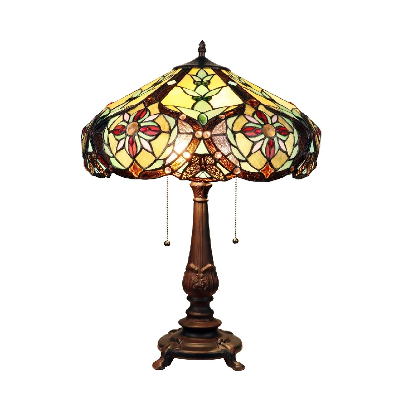 asian inspired table lamps with bamboo accents for a zen atmosphereasian inspired table lamps with bamboo accents for a zen atmosphereChloe Lighting Cora Victorian-Style 2-Light Dark Bronze Finish Table Lamp 18"