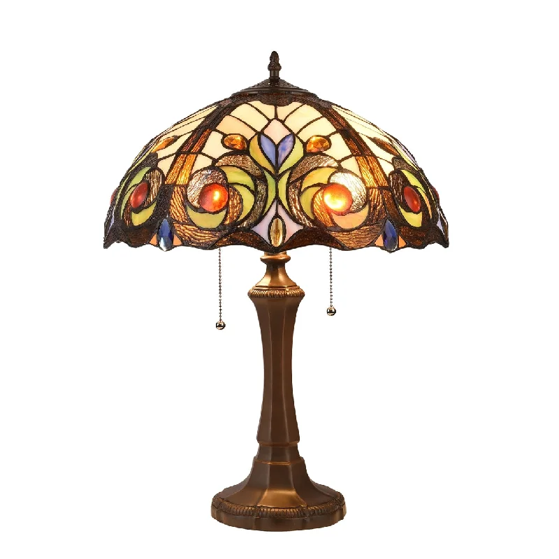 art deco table lamps with geometric shapes for a retro touchart deco table lamps with geometric shapes for a retro touchChloe Lighting CH3T229IV16-TL2 Lennon Tiffany-style Dark Bronze 2 Light Victorian Table Lamp 16" Shade