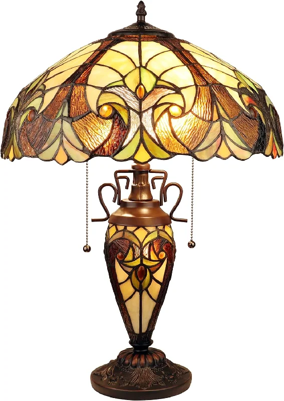 mid century modern table lamps with iconic designs for a stylish studymid century modern table lamps with iconic designs for a stylish studyChloe Lighting Liaison Victorian-Style 3 Light Double Lit Table Lamp 16"