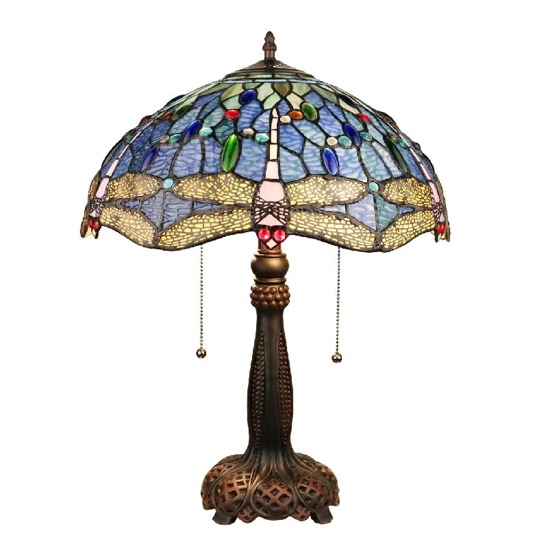 victorian style table lamps with ornate details for traditional homesvictorian style table lamps with ornate details for traditional homesChloe Lighting Sunniva Dragonfly-Style 2 Light Table Lamp 16" Wide