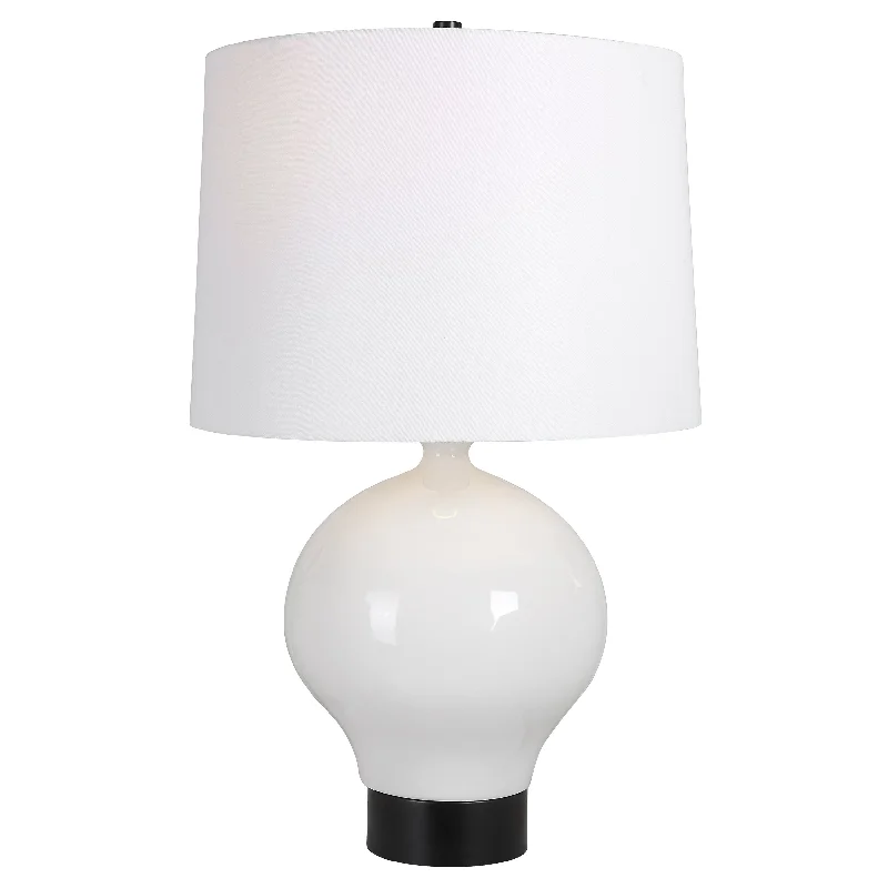 industrial style table lamps with exposed bulbs for loft apartmentsindustrial style table lamps with exposed bulbs for loft apartmentsCollar Gloss White Table Lamp