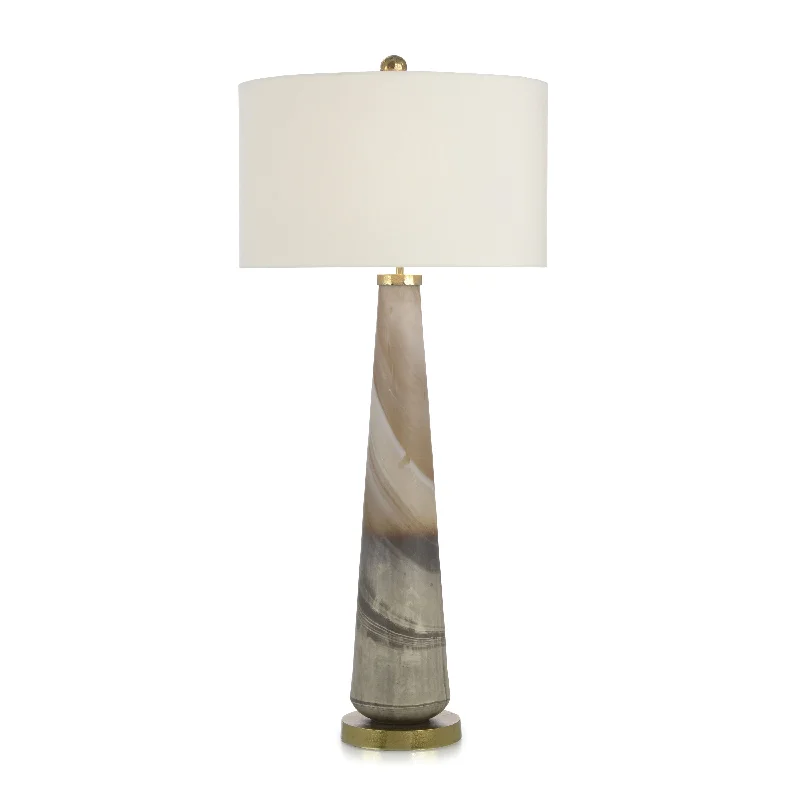 wooden table lamps with natural grain for a warm and organic feelwooden table lamps with natural grain for a warm and organic feelFurling Cream and Caramel Buffet Lamp