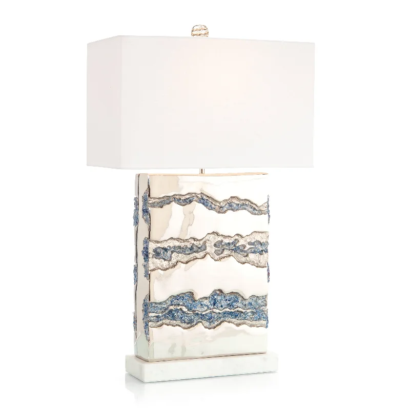 ceramic table lamps with hand painted designs for an artistic touchceramic table lamps with hand painted designs for an artistic touchGlass Geode Table Lamp 2