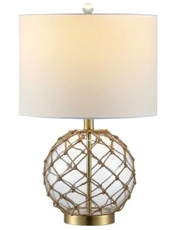 mid century modern table lamps with iconic designs for a stylish studymid century modern table lamps with iconic designs for a stylish studyKnotted Net Glass Table Lamp Set