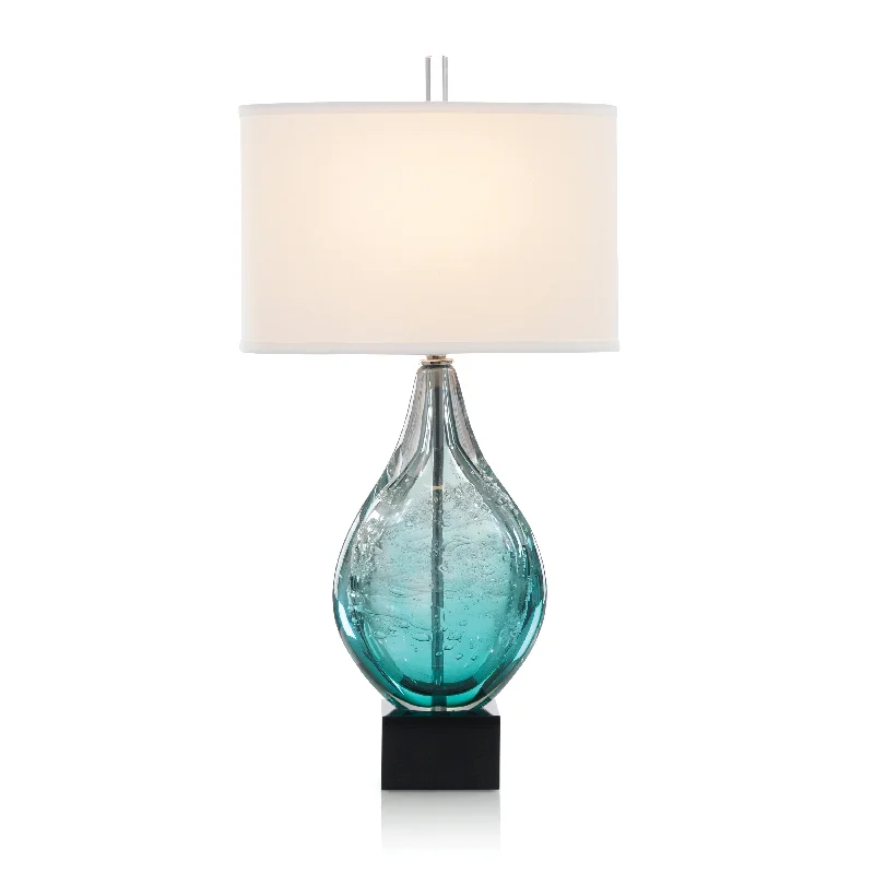 modern minimalist table lamps for contemporary living roomsmodern minimalist table lamps for contemporary living roomsLight Azure Art Glass Table Lamp