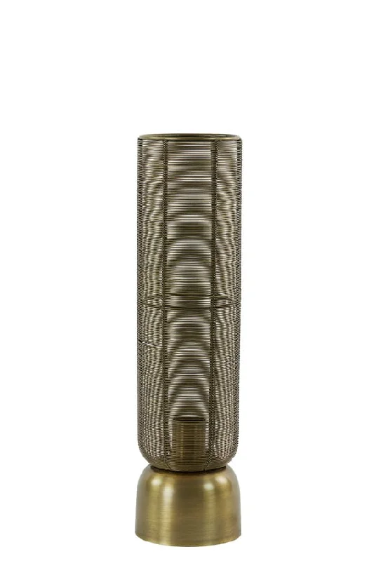 modern minimalist table lamps for contemporary living roomsmodern minimalist table lamps for contemporary living roomsTable lamp 13,5x49,5 cm LEZUZA antique bronze