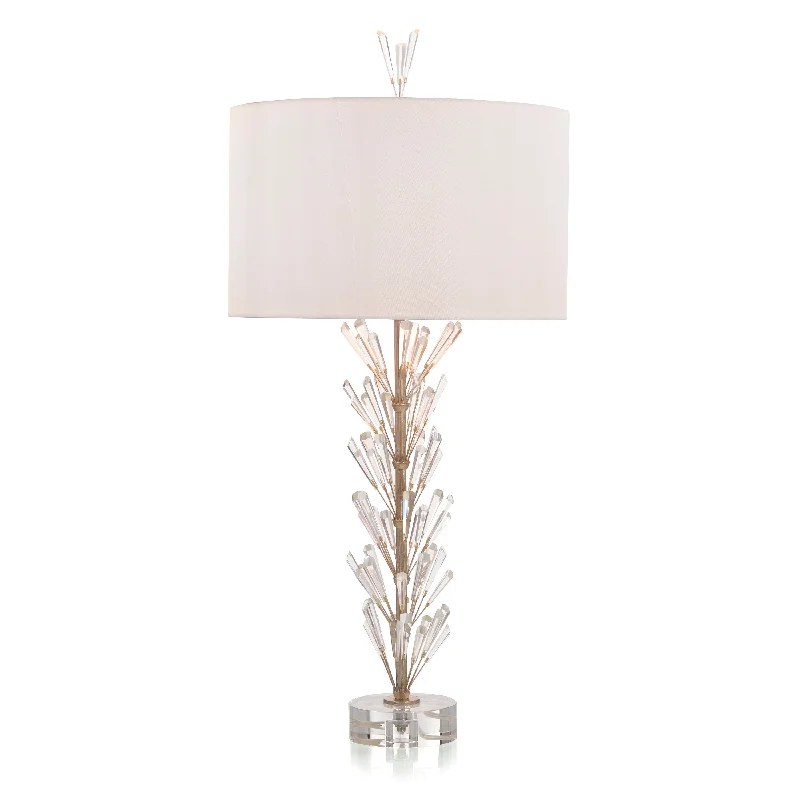 bohemian table lamps with colorful patterns for eclectic bedroomsbohemian table lamps with colorful patterns for eclectic bedroomsLuna:  Crystal Wand Table Lamp