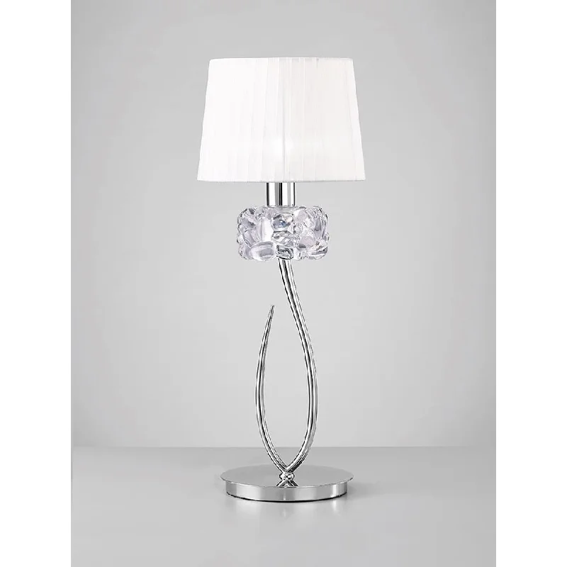 mid century modern table lamps with iconic designs for a stylish studymid century modern table lamps with iconic designs for a stylish studyMantra M4636 Loewe Table Lamp 1 Light Big Polished Chrome