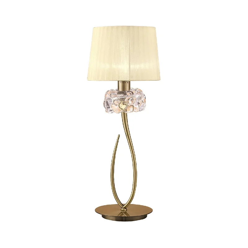 ceramic table lamps with hand painted designs for an artistic touchceramic table lamps with hand painted designs for an artistic touchMantra M4636AB Loewe Table Lamp 1 Light Big Antique Brass