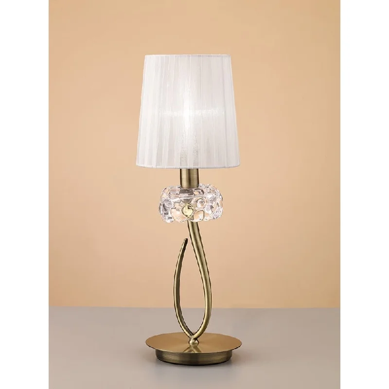 asian inspired table lamps with bamboo accents for a zen atmosphereasian inspired table lamps with bamboo accents for a zen atmosphereMantra M4637AB Loewe Table Lamp 1 Light Small Antique Brass