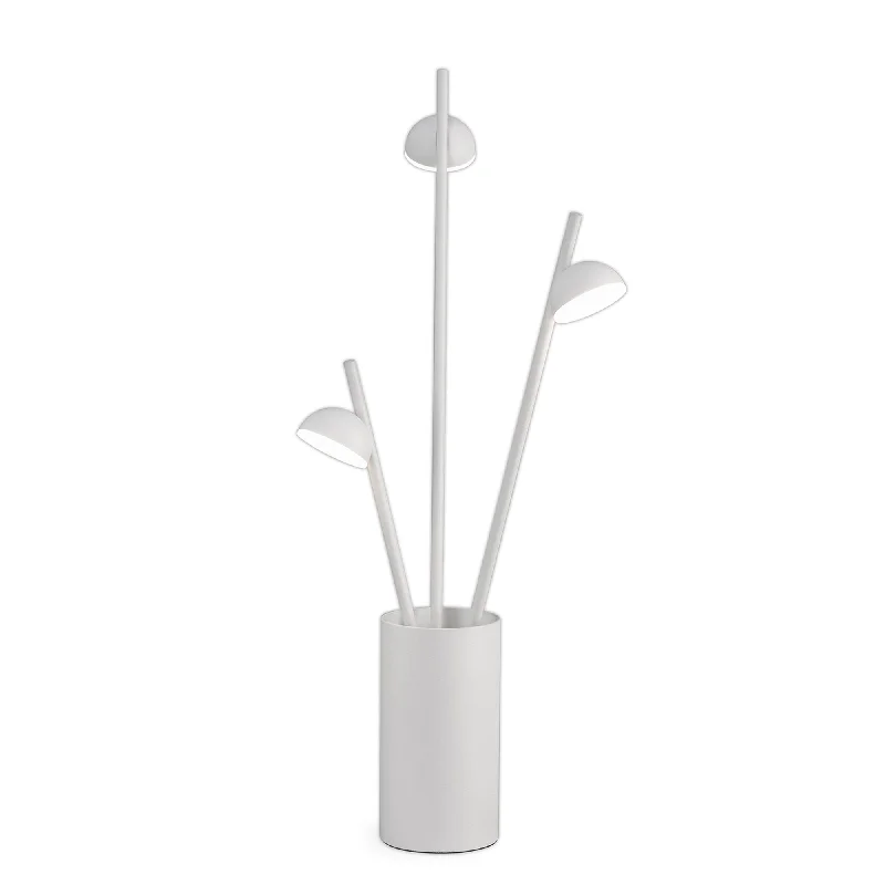 asian inspired table lamps with bamboo accents for a zen atmosphereasian inspired table lamps with bamboo accents for a zen atmosphereMantra M6267 Adn 3 Light Table Lamp White