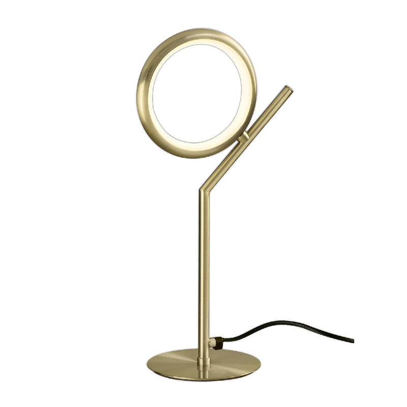 metal table lamps with a matte black finish for a sleek appearancemetal table lamps with a matte black finish for a sleek appearanceMantra M6586 Olimpia Table Lamp LED Satin Gold
