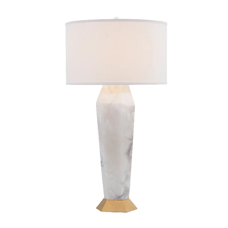 leather table lamps with a distressed texture for a rugged charmleather table lamps with a distressed texture for a rugged charmMarble and Gold-Leaf Hexagon Table Lamp