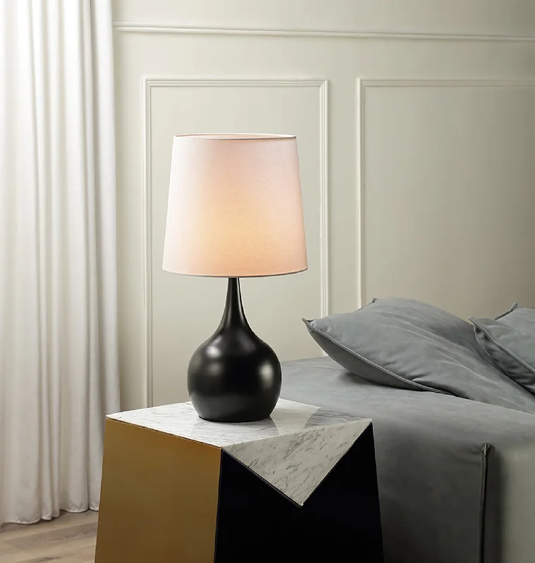 crystal table lamps with dazzling prisms for a glamorous effectcrystal table lamps with dazzling prisms for a glamorous effectMinimalist Black Table Lamp with Touch Switch By Homeroots