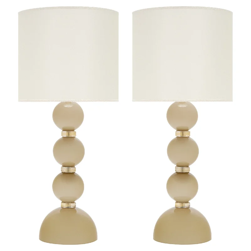 wooden table lamps with natural grain for a warm and organic feelwooden table lamps with natural grain for a warm and organic feelMurano Glass Taupe and Gold Lamps