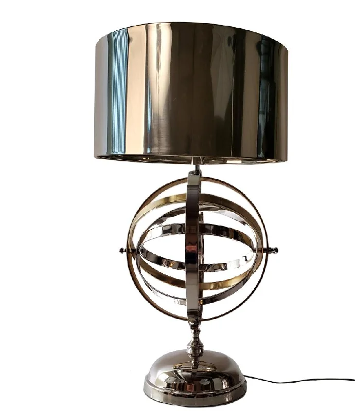 art deco table lamps with geometric shapes for a retro touchart deco table lamps with geometric shapes for a retro touchOld Modern Handicrafts AK051 Aluminum Armillary Table Lamp