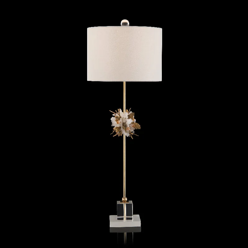 modern minimalist table lamps for contemporary living roomsmodern minimalist table lamps for contemporary living roomsOrganic Stones in Gold and White Buffet Lamp