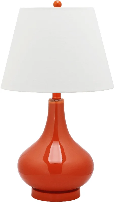 glass table lamps with a frosted surface for soft light diffusionglass table lamps with a frosted surface for soft light diffusionSafavieh Amy Gourd Glass Lamp