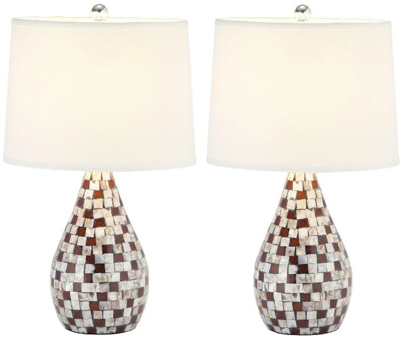 glass table lamps with a frosted surface for soft light diffusionglass table lamps with a frosted surface for soft light diffusionSafavieh Lauralie Capiz Shell Lamp