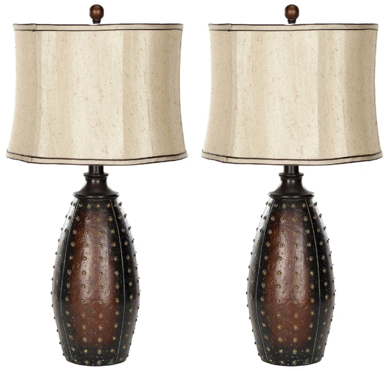 art deco table lamps with geometric shapes for a retro touchart deco table lamps with geometric shapes for a retro touchSafavieh Santa Fe Faux Leather Lamp