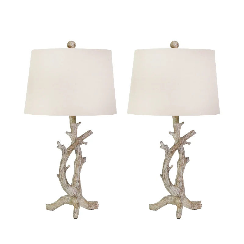 modern minimalist table lamps for contemporary living roomsmodern minimalist table lamps for contemporary living roomsSagebrook Home Set of 2 Resin 24`` Faux Branch Table Lamps, Brown