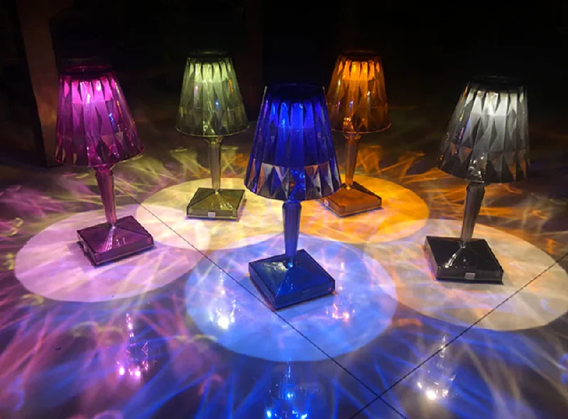 industrial style table lamps with exposed bulbs for loft apartmentsindustrial style table lamps with exposed bulbs for loft apartmentsModern Table lamps Colored Acrylic Crystal Lampshade For Bedside