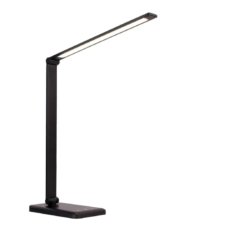 metal table lamps with a matte black finish for a sleek appearancemetal table lamps with a matte black finish for a sleek appearanceBlack Table Lamp Touch Wireless Control Auto Timer Chargeable