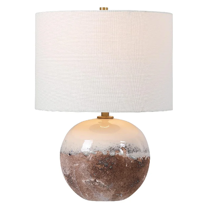 industrial style table lamps with exposed bulbs for loft apartmentsindustrial style table lamps with exposed bulbs for loft apartmentsUttermost Durango Terracotta Accent Lamp