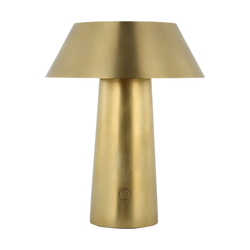 metal table lamps with a matte black finish for a sleek appearancemetal table lamps with a matte black finish for a sleek appearanceSesa Short Accent Rechargeable Table Lamp